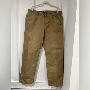 The North Face Tan Chino Pants Classic Straight-Leg Size 38